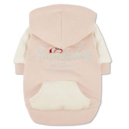 Touchdog 'Heritage' Soft-Cotton Fashion Dog Hoodie (Color: Pink, Size: X-Large)